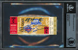 Ken Griffey Jr. & Edgar Martinez Autographed 1995 ALDS Game 5 Ticket Seattle Mariners The Double Beckett BAS #19215611