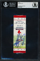 Ken Griffey Jr. Autographed 5/21/96 200th HR Ticket Seattle Mariners Beckett BAS #19215617