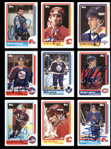 1986-87 Topps Hockey Autographed Cards (85 Count Lot - All Different) SKU #257858