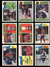 1983-84 O-Pee-Chee Hockey Autographed Cards (72 Count Lot - All Different) SKU #257862