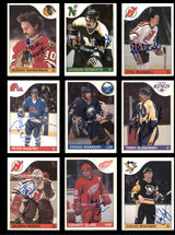 1985-86 Hockey Autographed Cards (96 Count Lot - All Different) SKU #257864