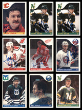 1985-86 Topps Hockey Autographed Cards (54 Count Lot) SKU #257866