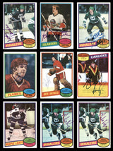 1980-81 Topps Hockey Autographed Cards (84 Count Lot) SKU #257867