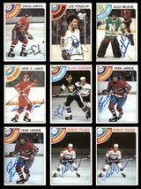 1978-79 Topps Hockey Autographed Cards (92 Count Lot) SKU #257868