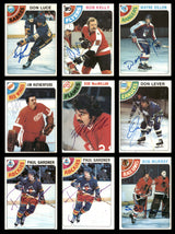 1978-79 Topps Hockey Autographed Cards (92 Count Lot) SKU #257868