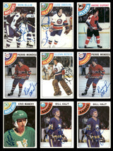 1978-79 Topps Hockey Autographed Cards (92 Count Lot) SKU #257868