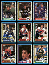 1989-90 Topps Autographed Cards (103 Count Lot - All Different) SKU #257871
