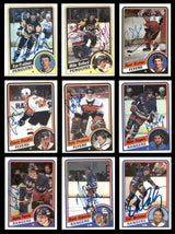 1984-85 Topps Hockey Autographed Cards (71 Count Lot - All Different) SKU #257874