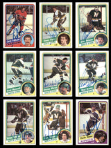 1984-85 Topps Hockey Autographed Cards (71 Count Lot - All Different) SKU #257874