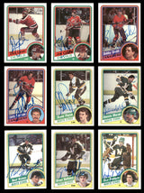 1984-85 Topps Hockey Autographed Cards (57 Count Lot - All Different) SKU #257879
