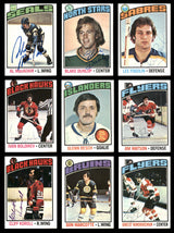 1976-77 Topps Hockey Autographed Cards (52 Count Lot - All Different) SKU #257889
