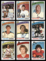 1976-77 Topps Hockey Autographed Cards (52 Count Lot - All Different) SKU #257889