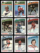 1976-77 Topps Hockey Autographed Cards (52 Count Lot - All Different) SKU #257889