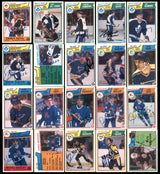 1983-84 O-Pee-Chee Hockey Autographed Cards (119 Count Lot - All Different) SKU #257899