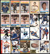 Autographed Hockey Cards (128 Count Lot) SKU #257906