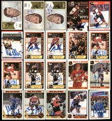 Autographed Hockey Cards (128 Count Lot) SKU #257906