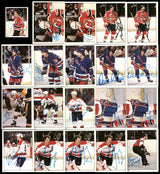 1983-84 Topps Stickers Hockey Autographed Cards (142 Count Lot) SKU #257914