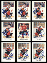 1987-88 O-Pee-Chee Mini's Hockey Autographed Cards (57 Count Lot) SKU #257916