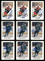 1987-88 O-Pee-Chee Mini's Hockey Autographed Cards (57 Count Lot) SKU #257916