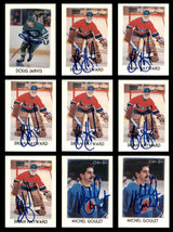 1987-88 O-Pee-Chee Mini's Hockey Autographed Cards (57 Count Lot) SKU #257916
