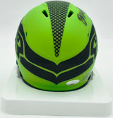 Byron Murphy II Autographed Seattle Seahawks Rave Green Speed Mini Helmet (Smudged) MCS Holo #62694