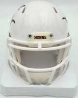 Byron Murphy II Autographed Texas Longhorns White Speed Mini Helmet (Smudged) MCS Holo #62578