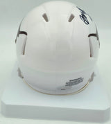 Byron Murphy II Autographed Texas Longhorns White Speed Mini Helmet (Smudged) MCS Holo #62581