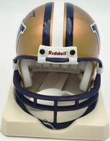 Marques Tuiasosopo Autographed Washington Huskies Gold Mini Helmet MCS Holo #63689