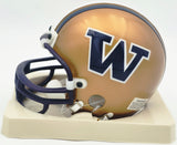 Marques Tuiasosopo Autographed Washington Huskies Gold Mini Helmet MCS Holo #63689