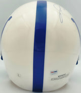 Johnny Unitas Autographed Baltimore Colts White Full Size Replica Helmet PSA/DNA #2A05615