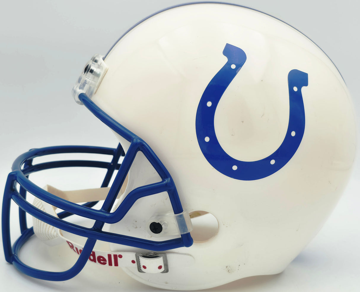 Johnny Unitas Autographed Baltimore Colts White Full Size Replica Helmet PSA/DNA #2A05615
