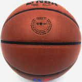 Allen Iverson Autographed Composite Leather Basketball Philadelphia 76ers Logo Beckett BAS Witness #3W343128