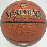 Jack Sikma & Fred Brown Autographed Spalding Signature Series Basketball Seattle Supersonics Logo MCS Holo #63691