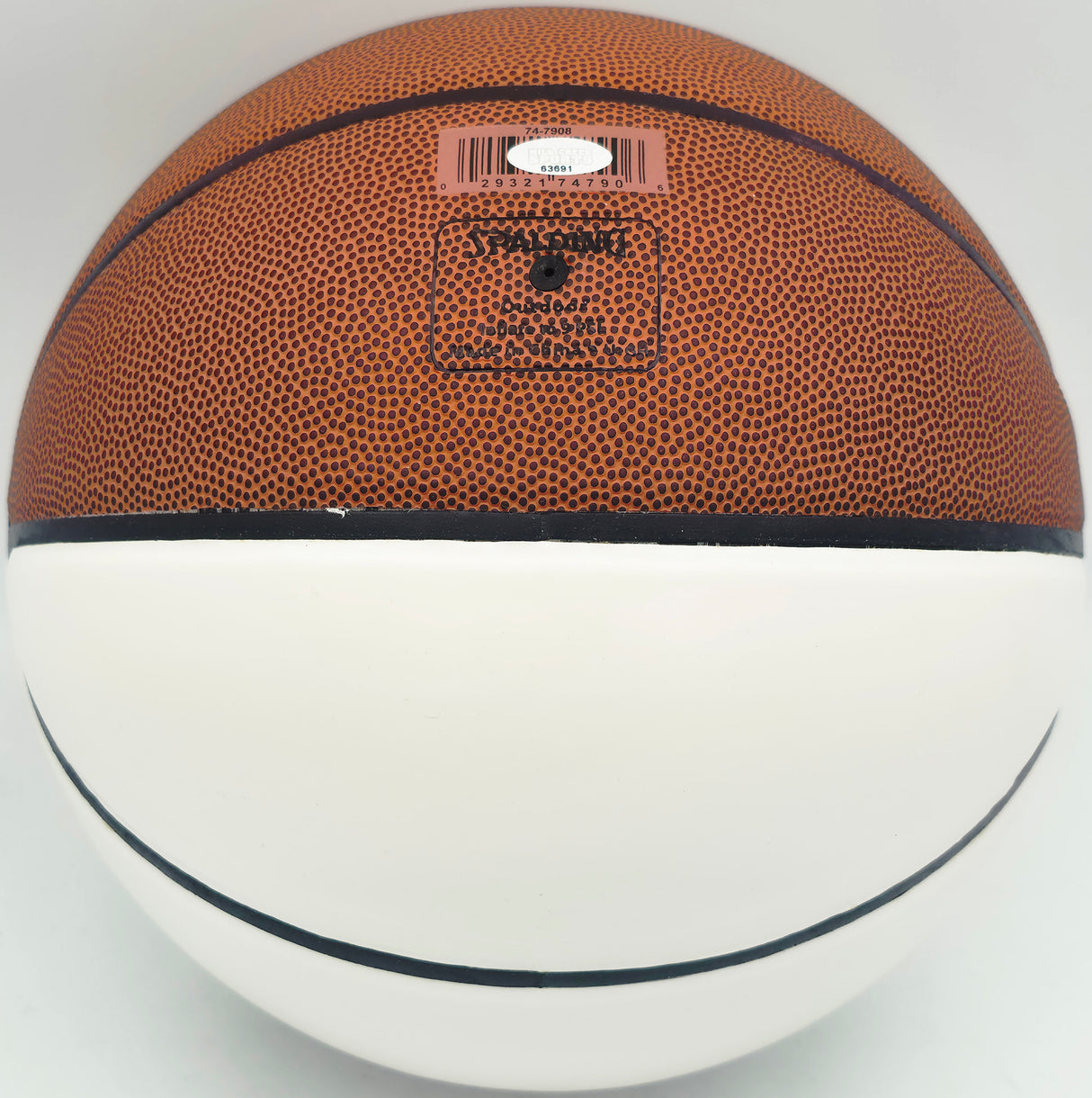 Jack Sikma & Fred Brown Autographed Spalding Signature Series Basketball Seattle Supersonics Logo MCS Holo #63691