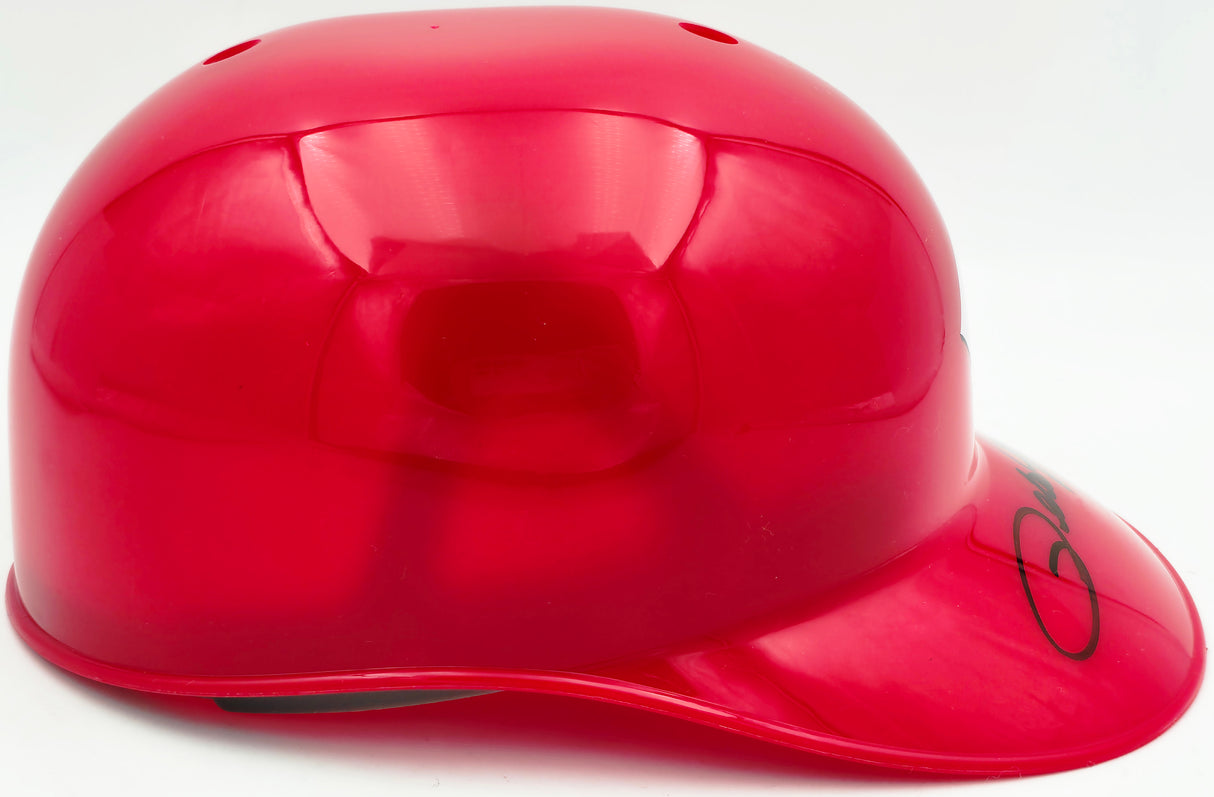 Pete Rose Autographed Cincinnati Reds Red Batting Helmet PR Holo SKU #258024