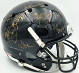 College Football's Best Heisman Winners Autographed Black Full Size Schutt Replica Helmet With 24 Signatures Including Barry Sanders & Bo Jackson Steiner Holo #SS149099