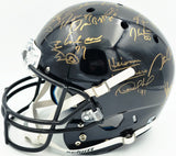 College Football's Best Heisman Winners Autographed Black Full Size Schutt Replica Helmet With 23 Signatures Including Barry Sanders & Bo Jackson Steiner Holo #SS149844