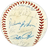 1976 Cincinnati Reds World Series Champions Autographed Official Feeney NL Baseball "With 28 Signatures Including Pete Rose & Johnny Bench" Beckett BAS & PSA/DNA #AR07411
