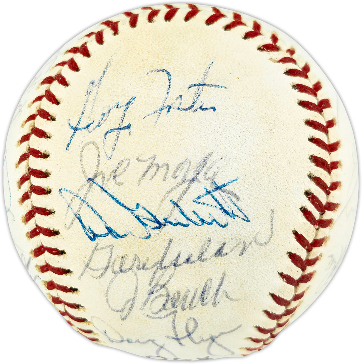 1976 Cincinnati Reds World Series Champions Autographed Official Feeney NL Baseball "With 28 Signatures Including Pete Rose & Johnny Bench" Beckett BAS & PSA/DNA #AR07411