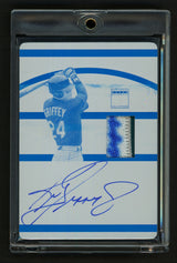 Ken Griffey Jr. Autographed 2020 Panini National Treasures Printing Plate Patch Card #HFMS-KG Seattle Mariners #1/1 SKU #258189