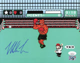 Mike Tyson Autographed Nintendo Punch-Out!! 8x10 Photo JSA #WB657825