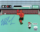 Mike Tyson Autographed Nintendo Punch-Out!! 8x10 Photo JSA #WB657814