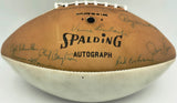 1966 NFL Champion Green Bay Packers Team Autographed Official Spalding Leather Football With 48 Signatures Including Vince Lombardi Beckett BAS #AE85553