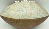 1966 NFL Champion Green Bay Packers Team Autographed Official Spalding Leather Football With 48 Signatures Including Vince Lombardi Beckett BAS #AE85553
