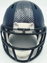 Kam Chancellor Autographed Seattle Seahawks Blue Speed Mini Helmet (Smudged) Beckett BAS Witness #4W380918