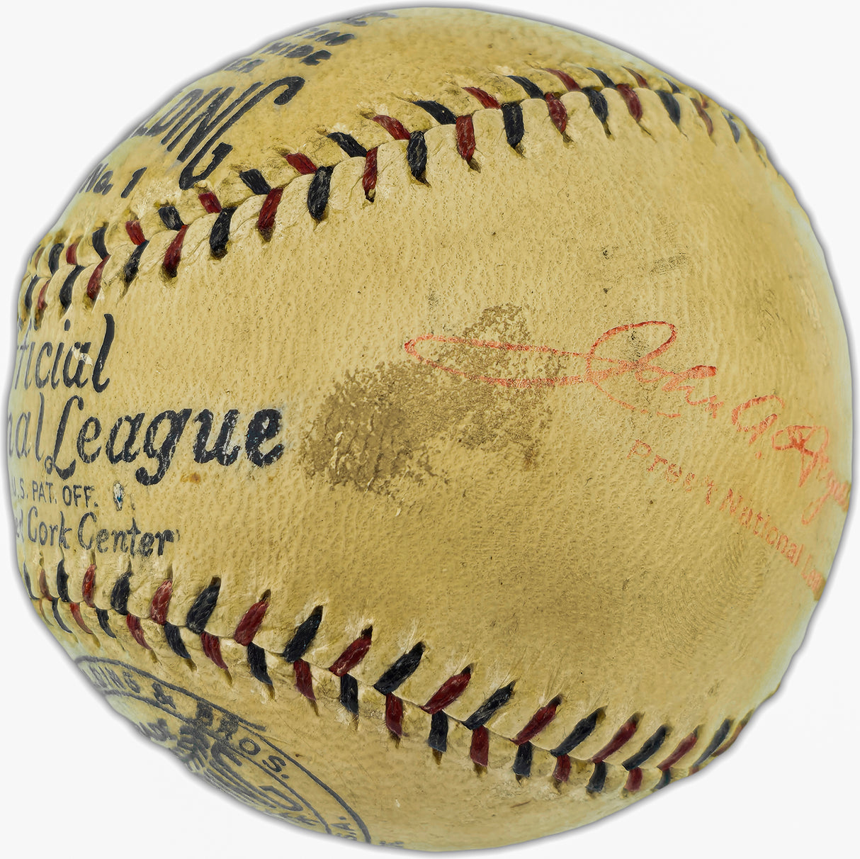 Babe Ruth & Dizzy Dean Autographed Official Spalding NL Baseball PSA/DNA #AR06672