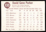 Dave Parker Autographed 1976 Hostess Card #133 Pittsburgh Pirates SKU #258708