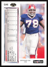 Bruce Smith Autographed 1992 Upper Deck Gold Card #G48 Buffalo Bills SKU #259486