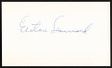 Elston Howard Autographed 3x5 Index Card New York Yankees SKU #259593