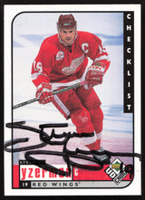 Steve Yzerman Autographed 1998-99 Upper Deck Choice Card #310 Detroit Red Wings SKU #259689